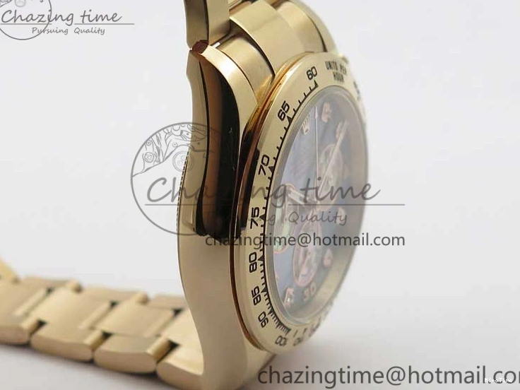 MiroTime 0330 Daytona 116520 RG UBF Best Edition Ice Blue MOP Crystal Markers Dial on RG Bracelet A Classic 2941